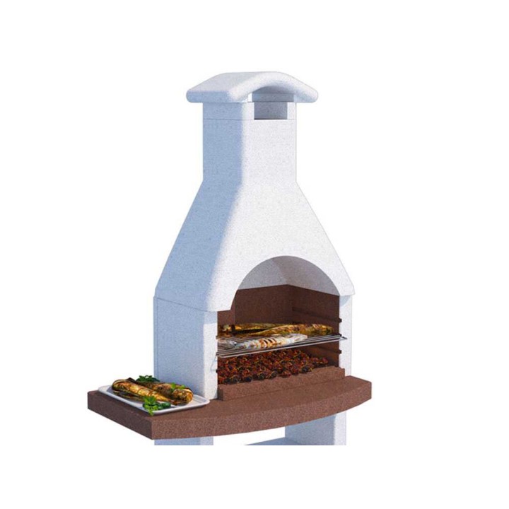 Linea VZ Treviso hiiligrilli, sementti, 67 × 40 cm