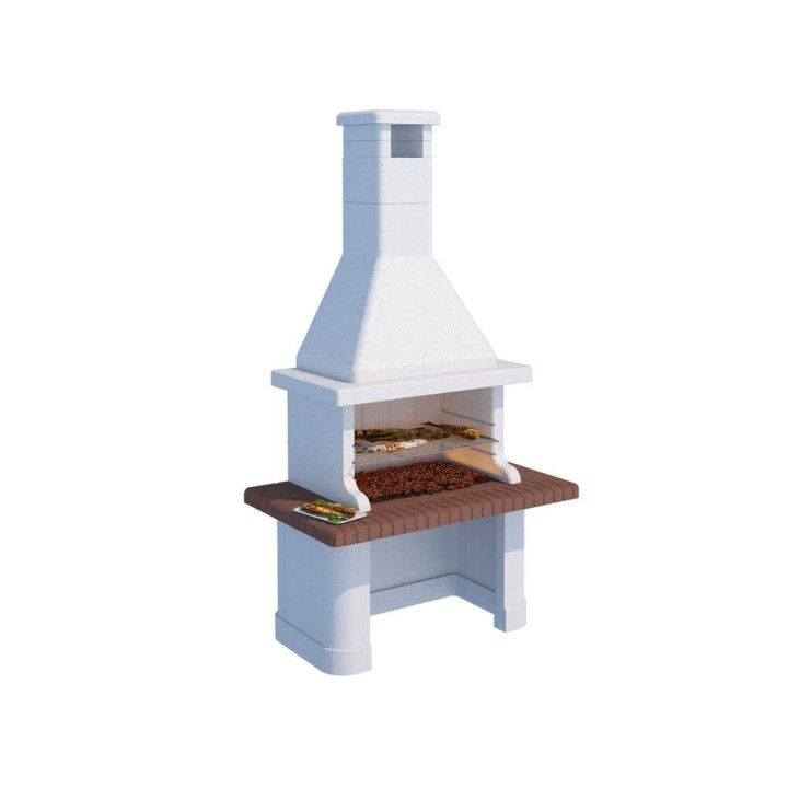 Linea VZ Vulcano muurattu puu- ja hiiligrilli, 88,5 × 40 cm, 670 kg