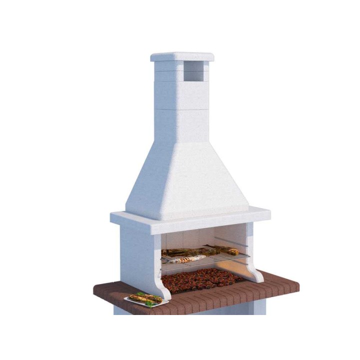 Linea VZ Vulcano muurattu puu- ja hiiligrilli, 88,5 × 40 cm, 670 kg