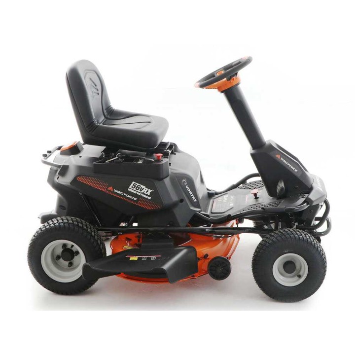 Yard Force E559 akkukäyttöinen ajoleikkuri, 56 V, 96 cm, keruu ja silppuleikkuu