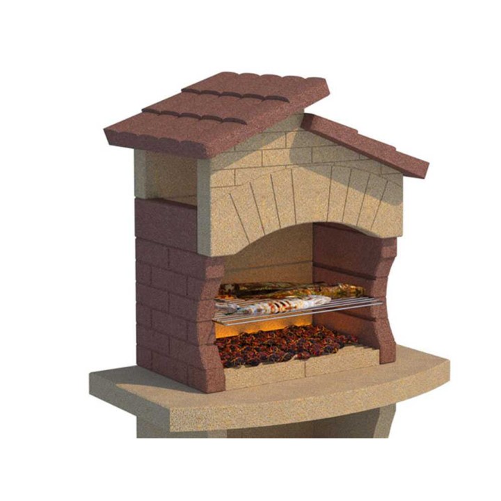 Linea VZ Minorca muurattu grilli puulle ja hiilelle, 67 × 40 cm