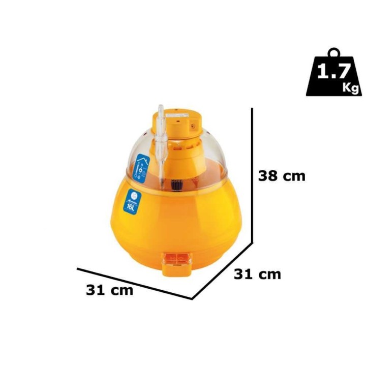 Novital Covatutto 16L manuaalinen munahautomo, 16 munaa, 45 W, 230 V