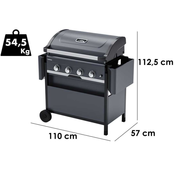Campingaz Select 4 L -kaasugrilli, 4 poltinta, 75 × 40 cm grillauspinta