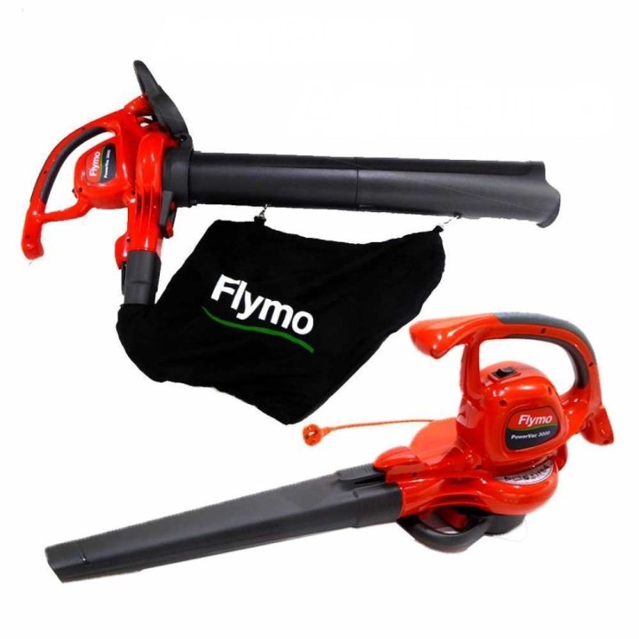 Flymo Power Vac 3000 sähköinen lehtipuhallin ja imuri 3 000 W