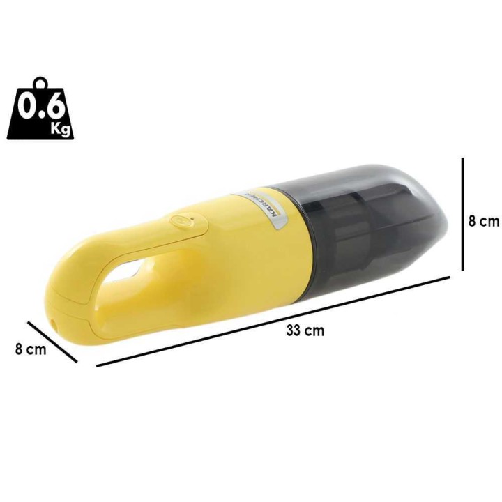 Karcher CVH 2 akkukäsipölynimuri, 7,2 V, 2 Ah, HEPA 12-suodatin