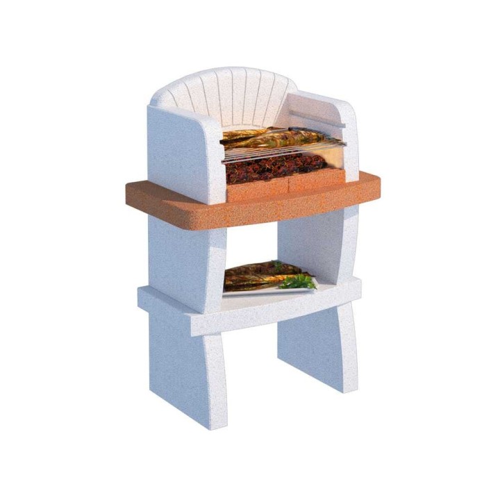 Linea VZ Modena muurigrilli puulle ja hiilelle, 57 × 40 cm
