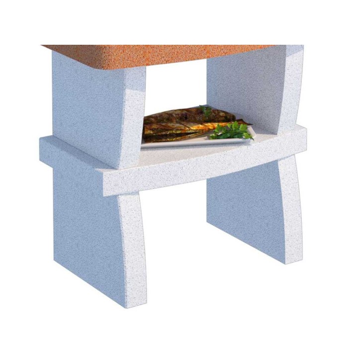 Linea VZ Modena muurigrilli puulle ja hiilelle, 57 × 40 cm