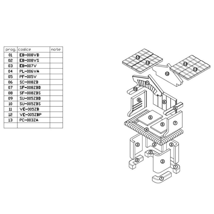 Linea VZ Canarie muurattu puu- ja hiiligrilli, 88,5 × 40 cm, 700 kg