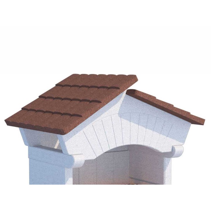 Linea VZ Canarie muurattu puu- ja hiiligrilli, 88,5 × 40 cm, 700 kg