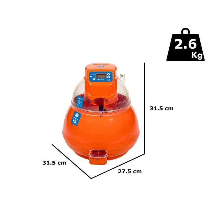 Novital Covatutto 16L Pro automaattinen hautomakone, 16 munaa, 230 V