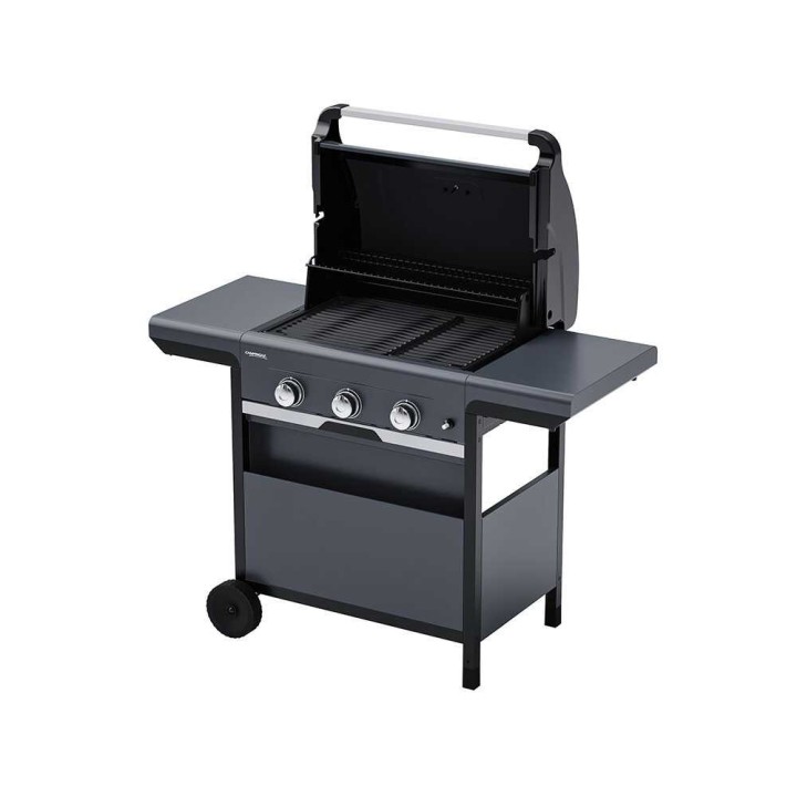 Campingaz Select 3 L -kaasugrilli, 3 poltinta, 62,5 × 40 cm, valurautaritilä