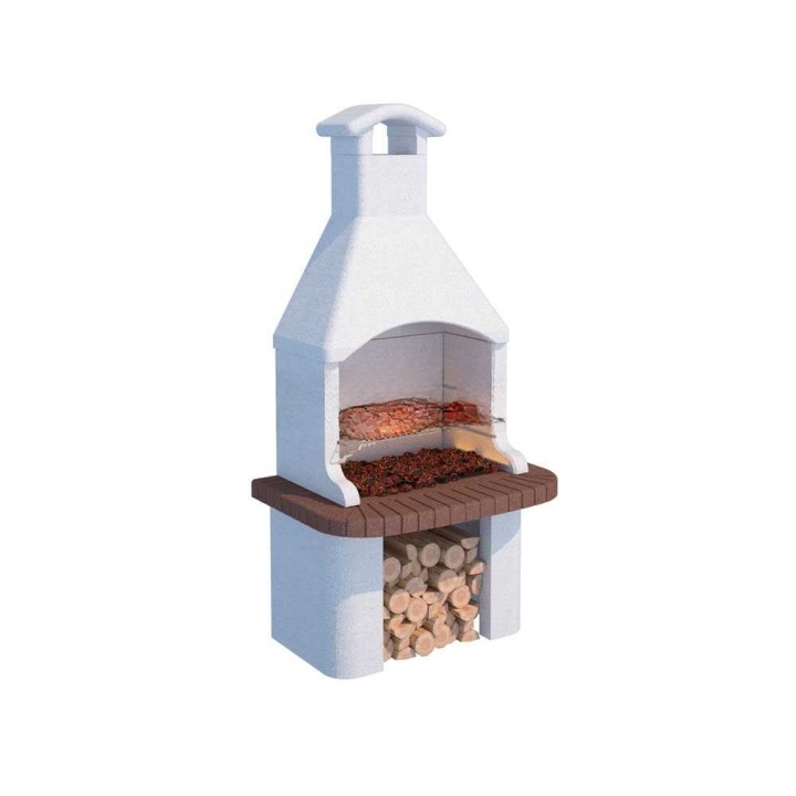 Linea VZ Tremiti muurattu grilli puulle ja hiilelle, 67 × 40 cm