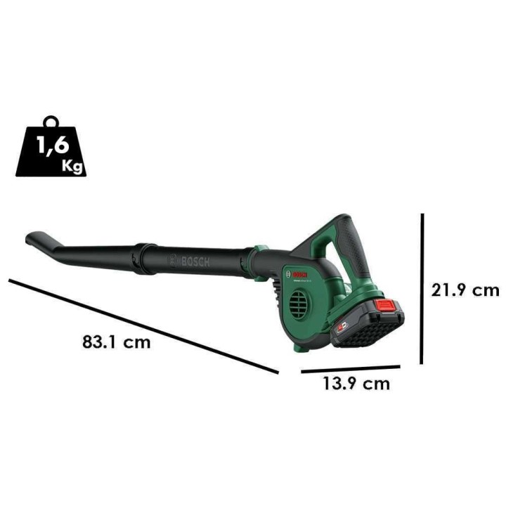 Bosch UniversalLeafBlower18V-130 akkulehtipuhallin, 18 V, 2,5 Ah