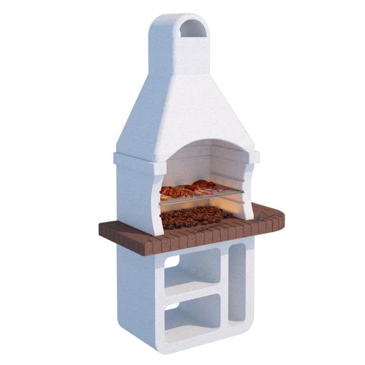 Linea VZ Elba muurattu puu ja hiiligrilli 67 40 cm 530 kg