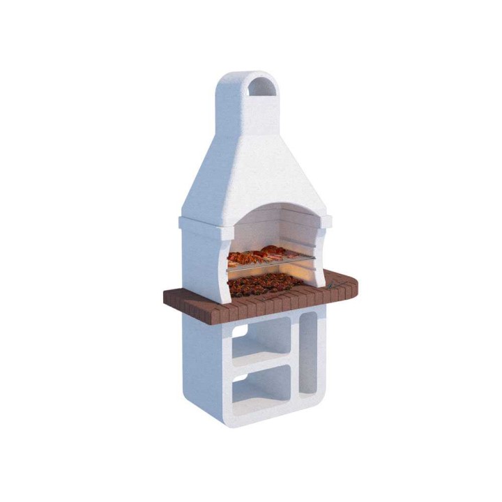 Linea VZ Elba muurattu puu- ja hiiligrilli, 67 × 40 cm, 530 kg