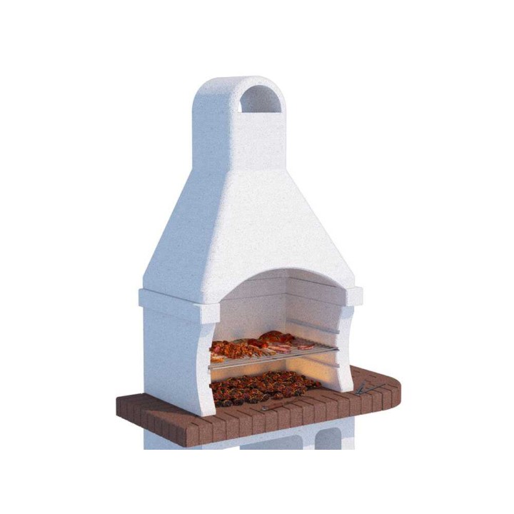 Linea VZ Elba muurattu puu- ja hiiligrilli, 67 × 40 cm, 530 kg