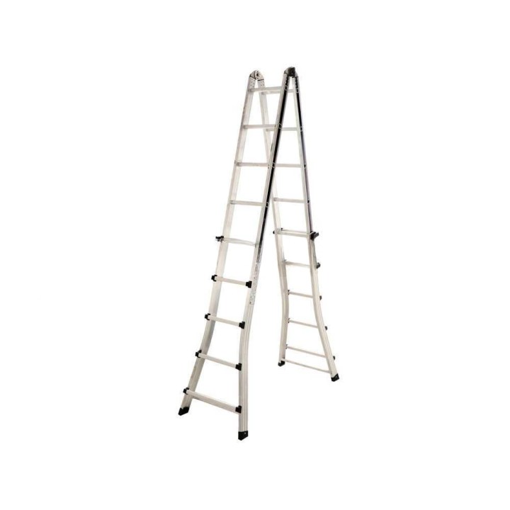 S.T.P. A20UNINC teleskooppitikas, 2 × 10 askelmaa, 5,48 m, alumiini