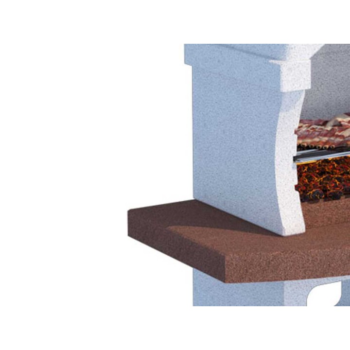 Linea VZ Los Angeles muurattu grilli puulle ja hiilelle, ritilä 67 × 40 cm
