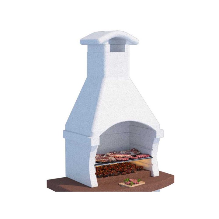 Linea VZ Los Angeles muurattu grilli puulle ja hiilelle, ritilä 67 × 40 cm