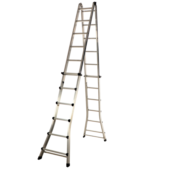 A20UNIND teleskooppitikas alumiini 6 08 m 150 kg 12 12 askelmaa