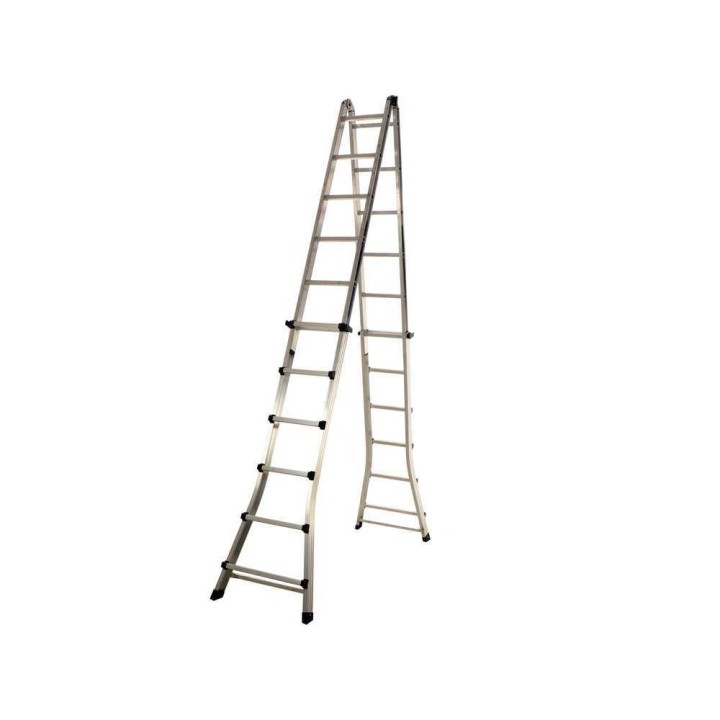 A20UNIND teleskooppitikas, alumiini, 6,08 m, 150 kg, 12 + 12 askelmaa