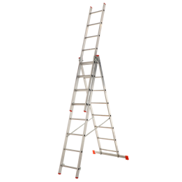S T P EXPORT teleskooppitikas 3 8 askelmaa alumiini 4 50 m 150 kg