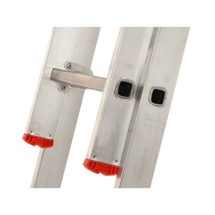 S.T.P. EXPORT teleskooppitikas, 3 × 8 askelmaa, alumiini, 4,50 m, 150 kg