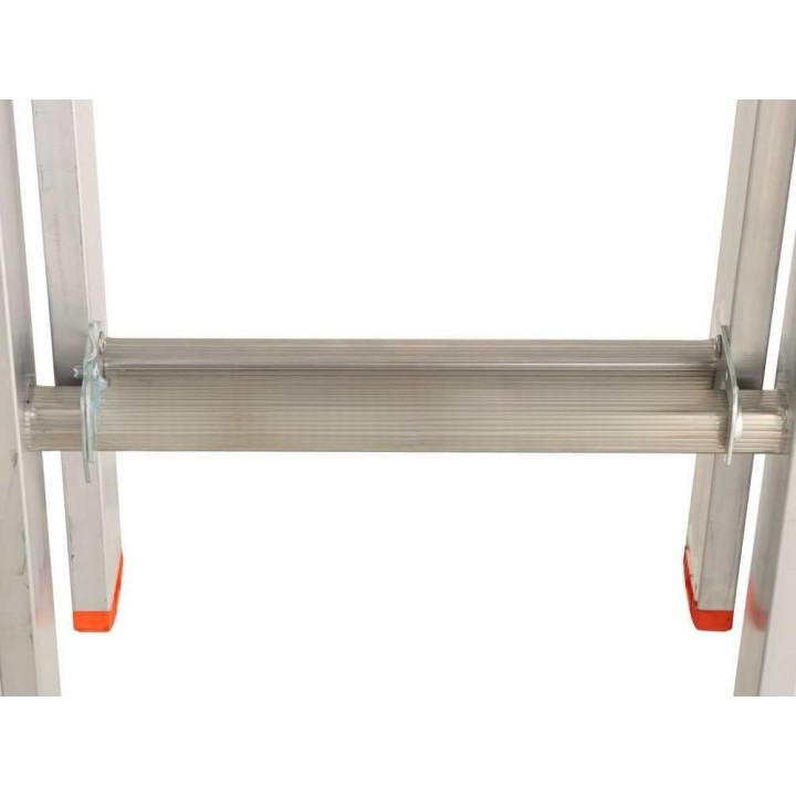 S.T.P. EXPORT teleskooppitikas, 3 × 8 askelmaa, alumiini, 4,50 m, 150 kg