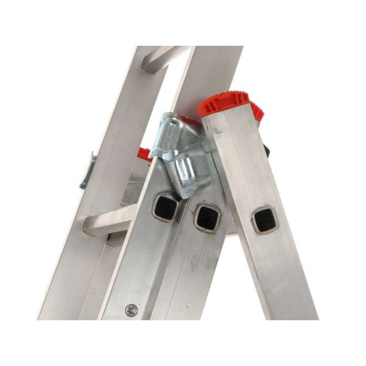 S.T.P. Export teleskooppitikas, alumiini, 3 × 10 askelmaa, 6,15 m