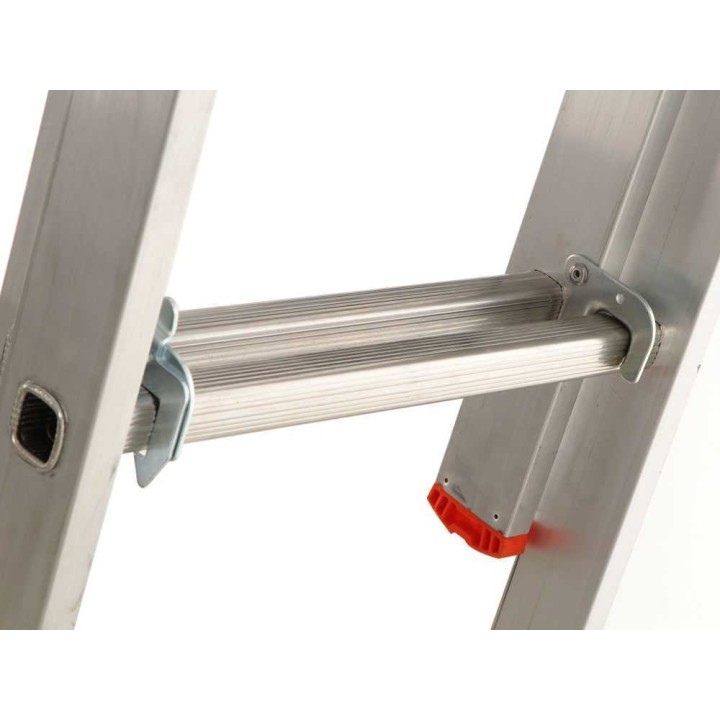 S.T.P. Export teleskooppitikas, alumiini, 3 × 10 askelmaa, 6,15 m