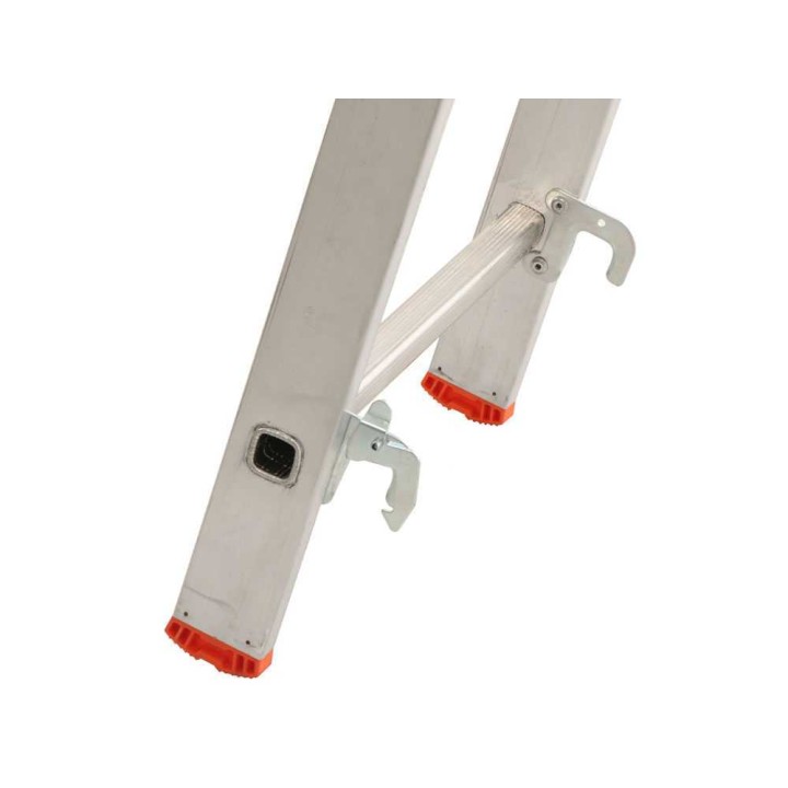 S.T.P. Export teleskooppitikas, alumiini, 3 × 10 askelmaa, 6,15 m