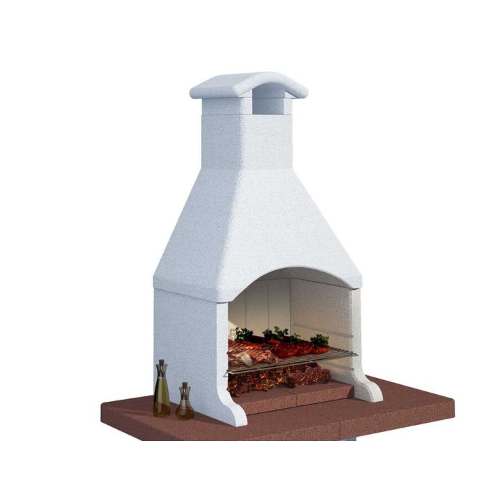 Linea VZ Portorotondo ulkogrilli, puu- ja hiilikäyttöinen, 74 × 40 cm