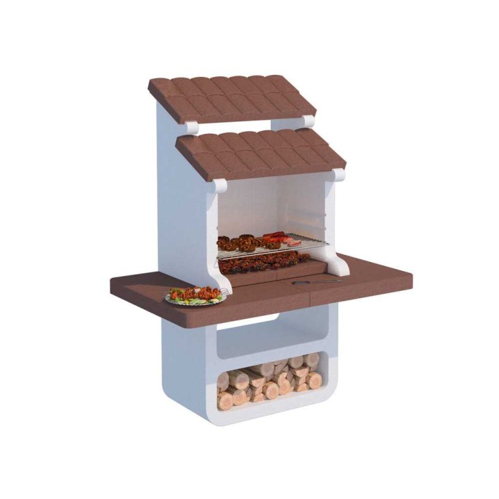 Linea VZ Portocervo muurattu puu- ja hiiligrilli, 74 × 40 cm, 650 kg