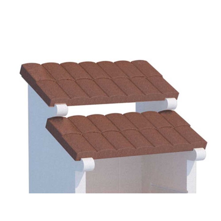 Linea VZ Portocervo muurattu puu- ja hiiligrilli, 74 × 40 cm, 650 kg