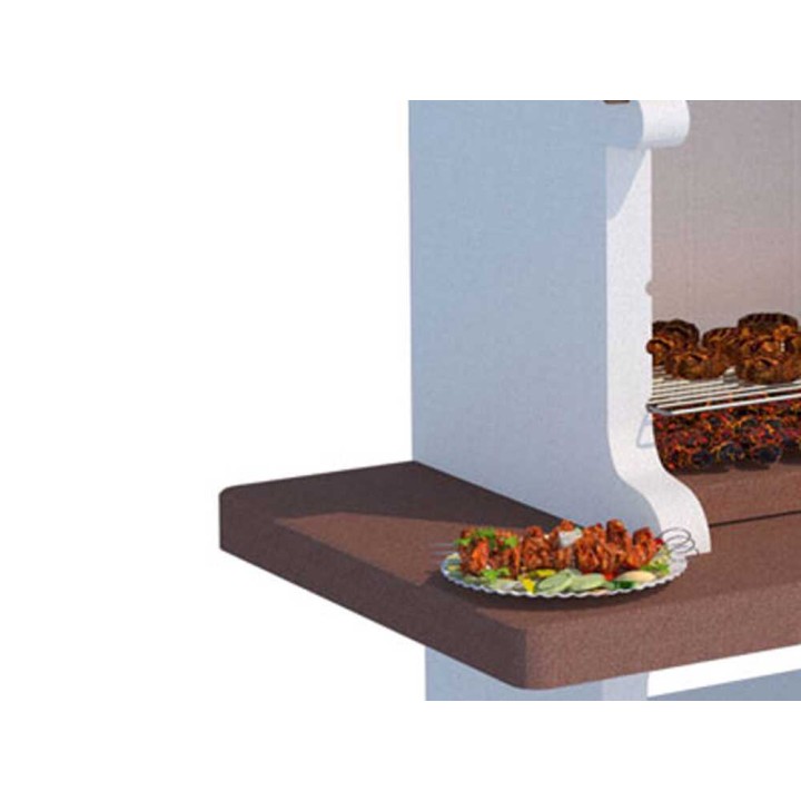 Linea VZ Portocervo muurattu puu- ja hiiligrilli, 74 × 40 cm, 650 kg