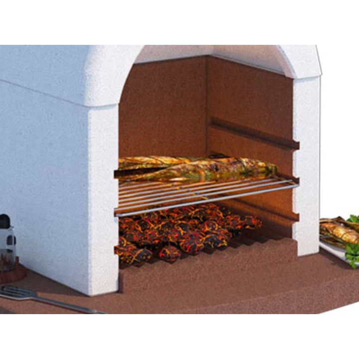 Linea VZ Grado muurattu hiiligrilli, 45 × 33 cm, 1 485 cm²