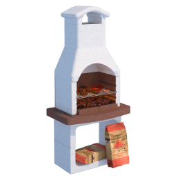 Linea VZ San Remo muurattu hiiligrilli 57 40 cm 3 korkeutta