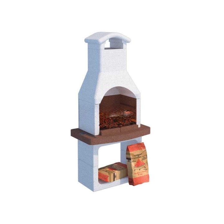 Linea VZ San Remo muurattu hiiligrilli, 57 × 40 cm, 3 korkeutta