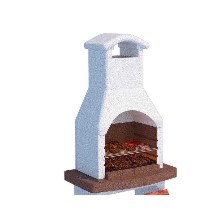 Linea VZ San Remo muurattu hiiligrilli, 57 × 40 cm, 3 korkeutta