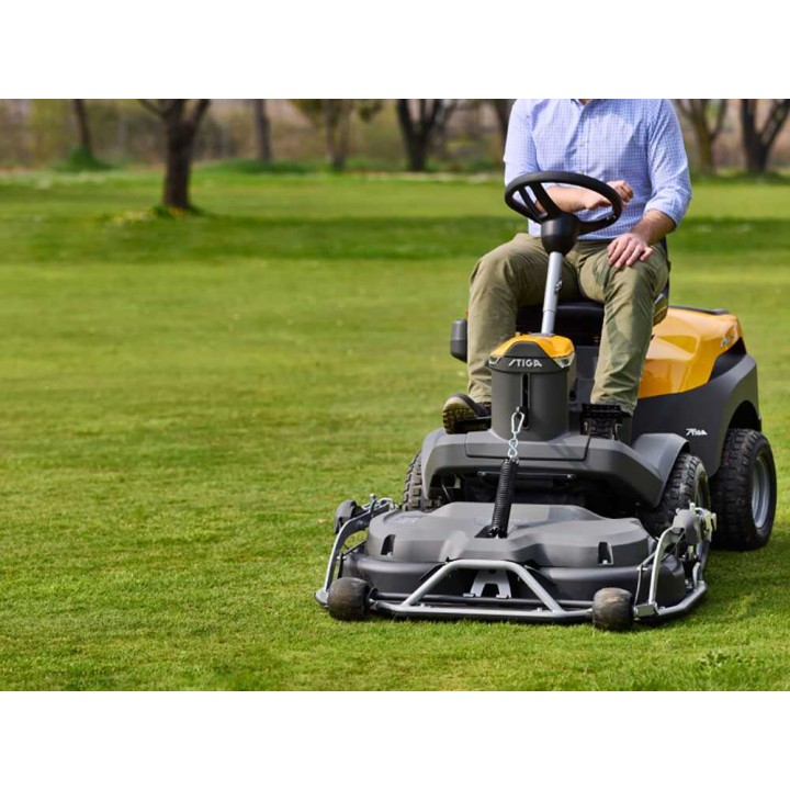 Stiga Park 500 W -ajoleikkuri, etuleikkuulaite, hydrostaattinen, 100 cm, 18 HP