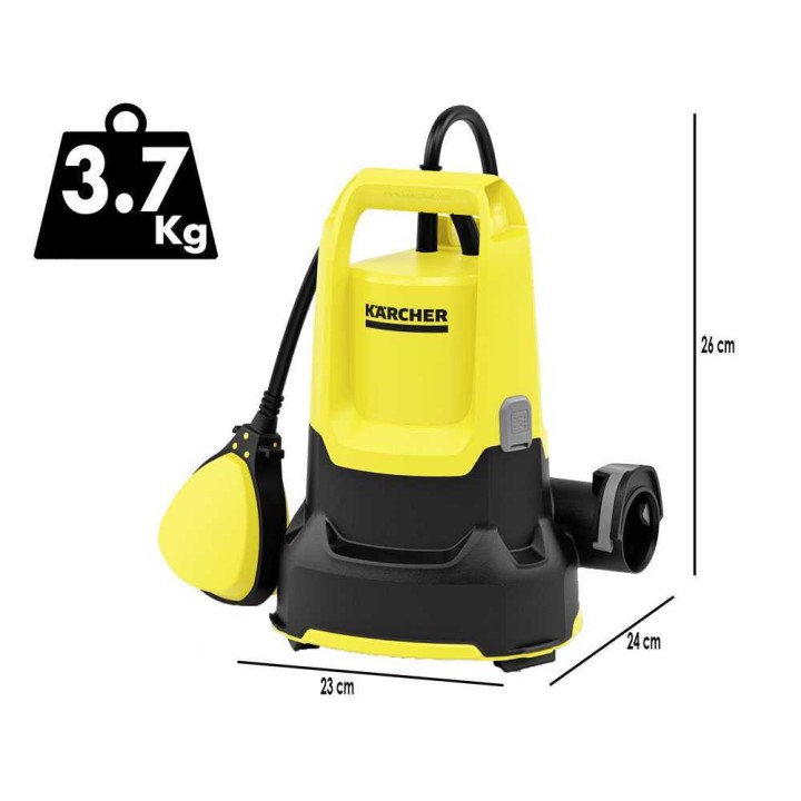 Karcher SP 9.000 Flat uppopumppu kirkkaalle vedelle, 280 W, 9 000 l/h
