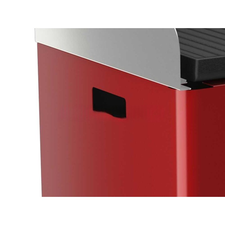Linea VZ QBY rosso pellettigrilli, pirolöttinen palaminen, 60 × 38 cm, 35 kg