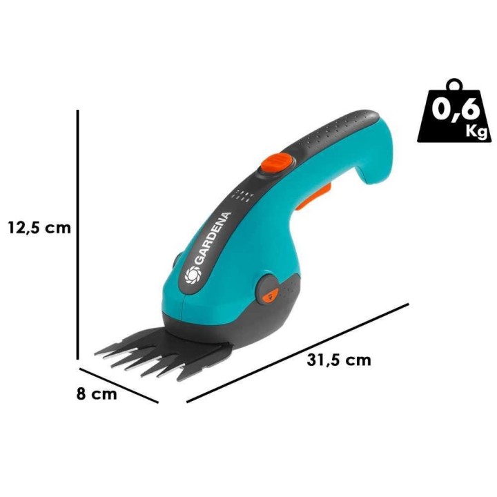 Gardena ClassicCut Li akkuruohosakset, 3,6 V, 2,5 Ah, 6 cm leikkausleveys