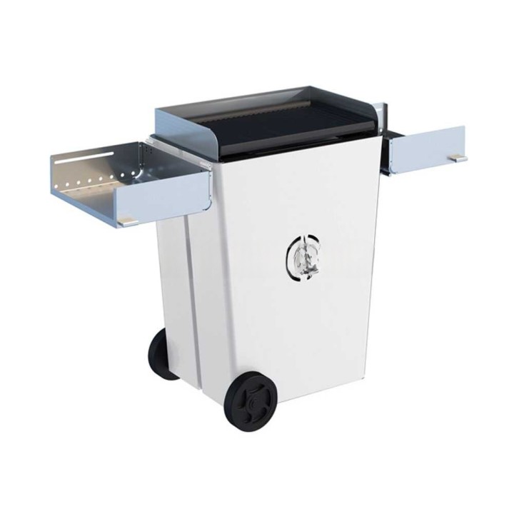Linea VZ Party bianco pellettigrilli, 60 × 38 cm, pyörillä