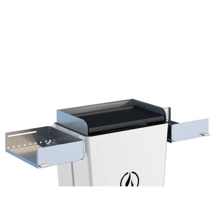 Linea VZ Party bianco pellettigrilli, 60 × 38 cm, pyörillä