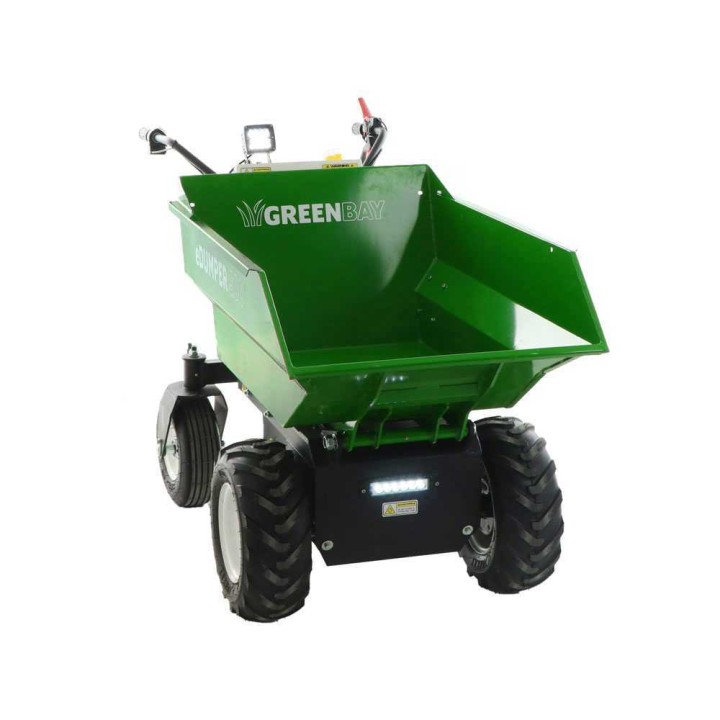 GreenBay eDUMPER 500 akkukäyttöinen dumper-kottikärry, 48 V, 500 kg