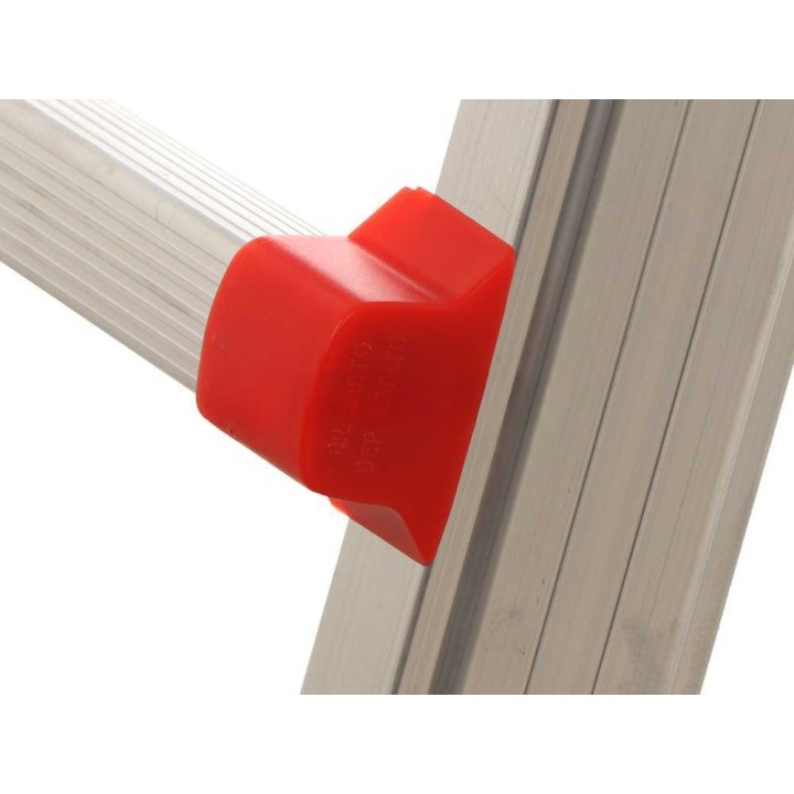S.T.P. New Red A20NR teleskooppitikas, 2 × 8 askelmaa, 3,90 m, alumiini