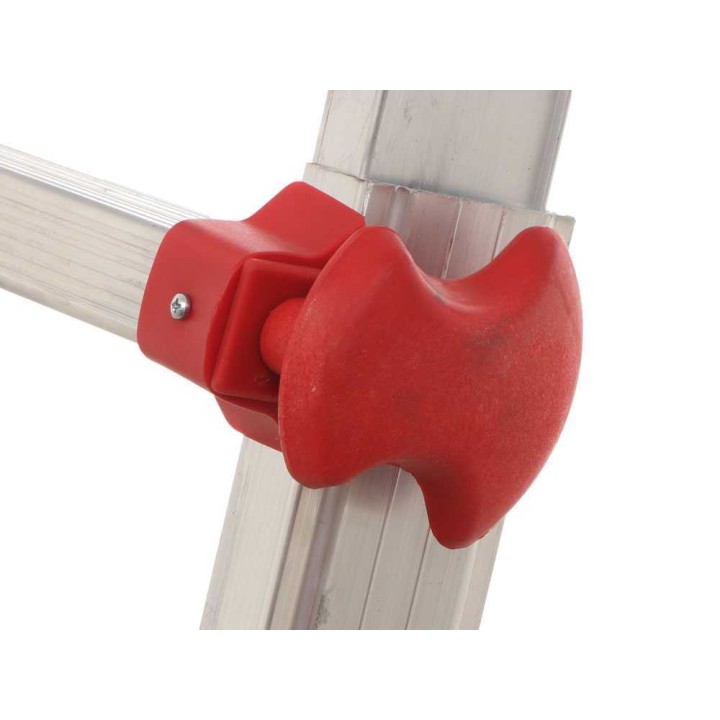 S.T.P. New Red A20NR teleskooppitikas, 2 × 8 askelmaa, 3,90 m, alumiini