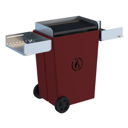 Linea VZ Party pellettigrilli punainen 60 38 cm paistolevy