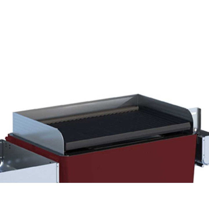 Linea VZ Party pellettigrilli, punainen, 60 × 38 cm paistolevy